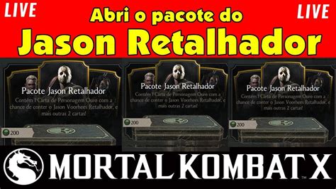 MKX Mobile Abri Pacote Do Jason Retalhador Primeira Vez Na Vida YouTube