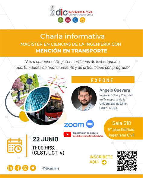 Charla Informativa Mag Ster En Transporte Facultad De Ciencias