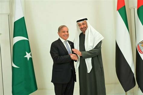 Pm Shahbaz Sharif And Uae President Discuss Bilateral Ties