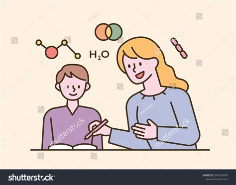 Children Sitting Their Desks Homeschooling Flat Stock Vector (Royalty Free) 1947936607 ...