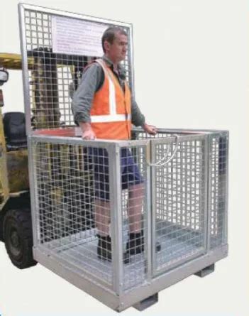 Cage De Sécurité Pliable Plate forme De Travail Levage Chariot Buy