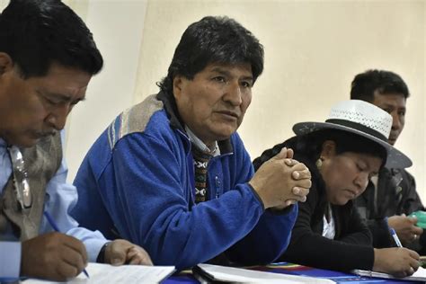 Evo Morales Amenaza Con Bloquear Bolivia Si La Fiscal A Lo Captura