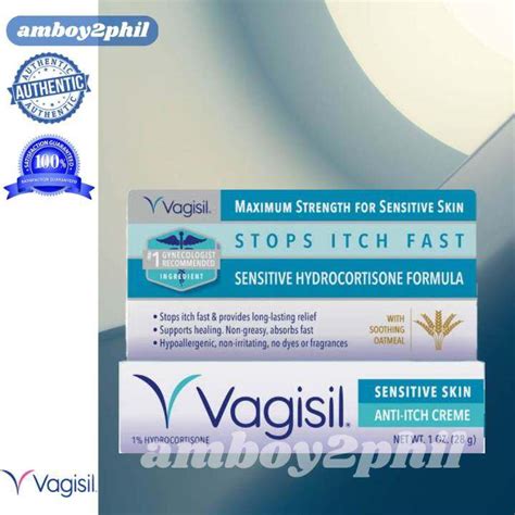 VAGISIL MAXIMUM STRENGTH FEMININE ANTI ITCH CREAM FOR SENSITIVE SKIN