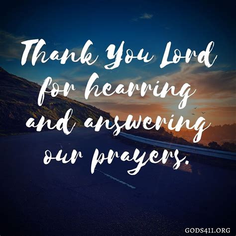 Thank You Jesus For Answered Prayers