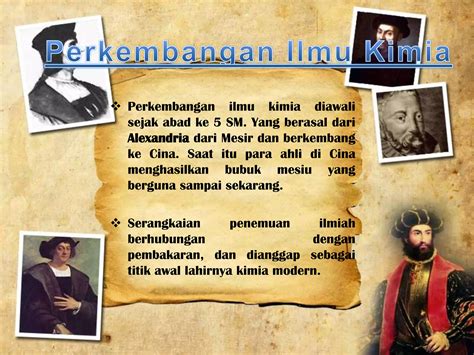 Ruang Lingkup Dan Perkembangan Ilmu Kimia Ppt