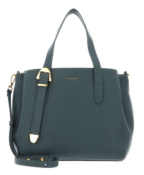 COCCINELLE Coccinelle Gleen Handbag Grained Leather Kale Green Modeherz