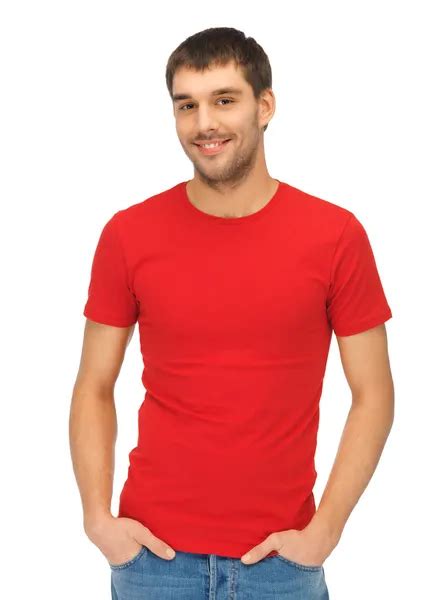 Venta Camiseta Roja Hombre En Stock