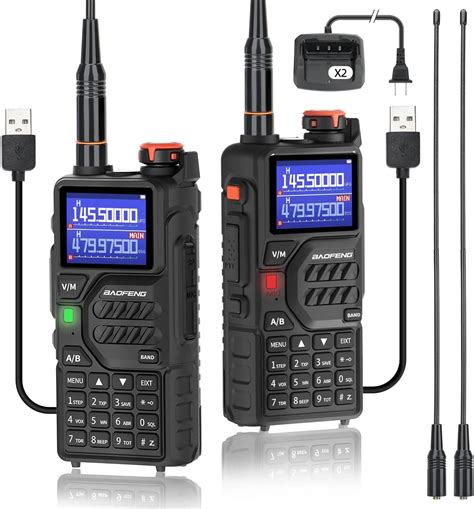 Baofeng Uv 5r Upgrade Ham Radio Handheld K5plus Walkie Talkies Long Range High Power