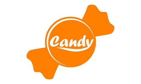 Candy Logo Design Template stock vector. Illustration of shop - 106367056