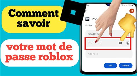 Comment connaître votre mot de passe Roblox sur mobile Nouvelle