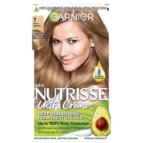 Garnier Nutrisse 7 Dark Blonde Permanent Hair Dye Hair Superdrug