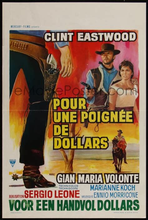 Image For 5s0414 Fistful Of Dollars Belgian R1970s