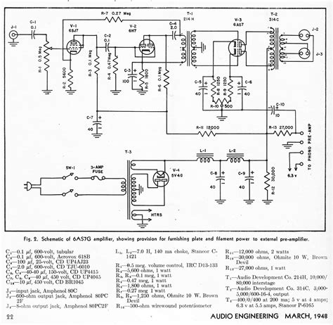 Audio Engineering Magazine Pt 4 Schematics Preservation Sound