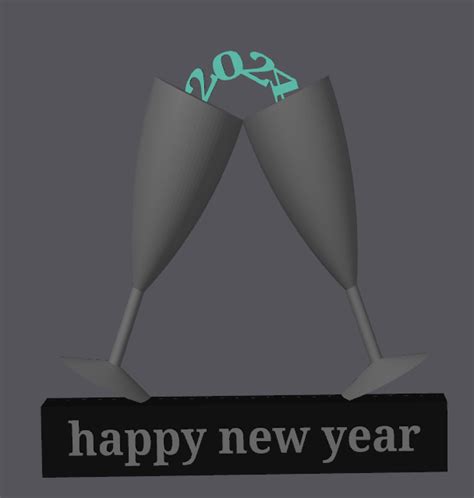 New Year 2024 By Luka 3d Download Free Stl Model