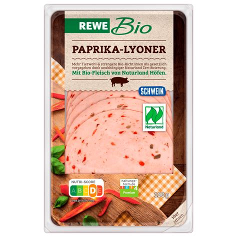 Rewe Bio Wurst Paprika Lyoner G Bei Rewe Online Bestellen