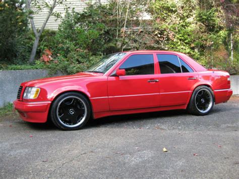 Mercedes 500e Signal Red Rare Highly Customized Classic Mercedes