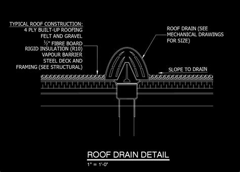design interior roof drain