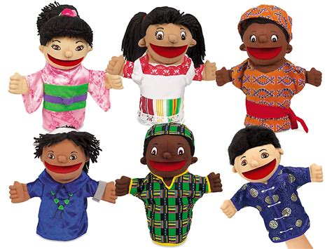 Lets Talk Multicultural Puppets Complete Set At Lakeshore Learning