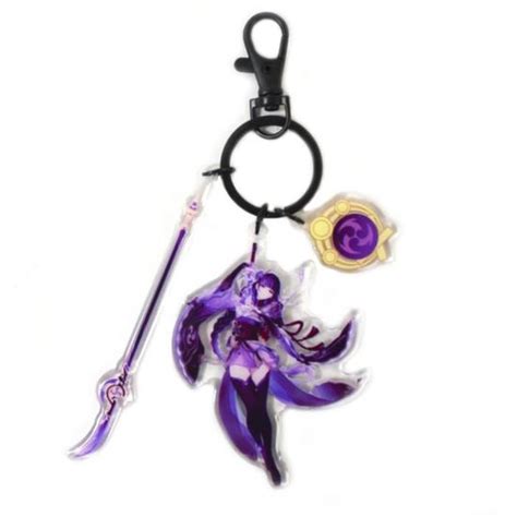 Genshin Porte Cl S De Jeu Impact Accessoire Mignon Avec Pendentif Lisa