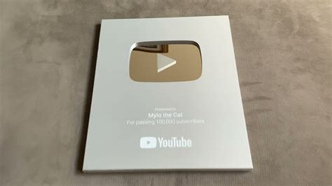 Unboxing My Silver Play Button YouTube