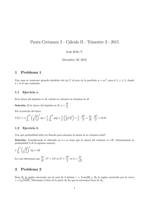 Examen Diciembre Preguntas Y Respuestas Pauta Certamen C