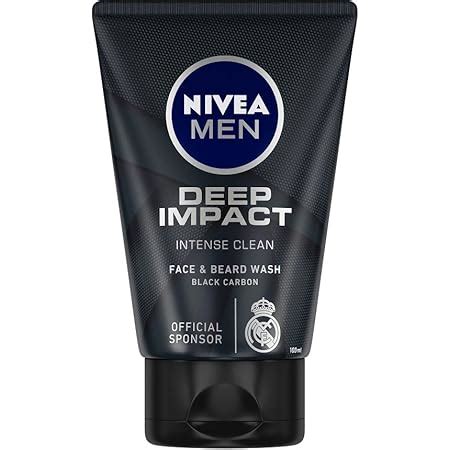 Amazon NIVEA MEN DEEP Cleansing Beard And Face Wash Enriched With