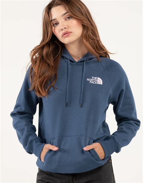 The North Face Graphic Injection Womens Hoodie Dark Blue Tillys