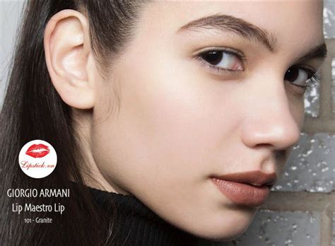 Son Kem Giorgio Armani Granite H Ng Cam Nude Lip Maestro