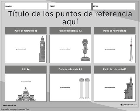 Lan Mar Paisaje Blanco Y Negro Storyboard Af Es Examples