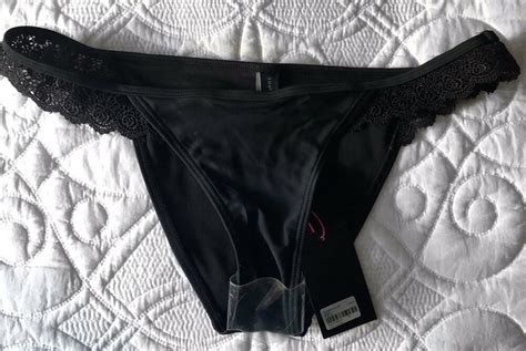 SOUTH BEACH SWIM BLACK LACE BIKINI BOTTOMS US SZ 8 NWT EBay Bikinis Black Bikini Bottoms
