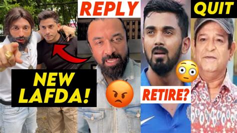 LAFDA Ajaz Khan ANGRY REPLY To Harsh Beniwal Purav Jha KL Rahul