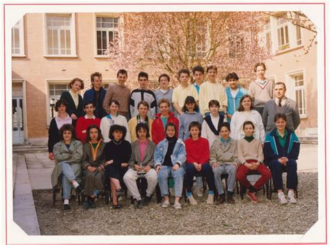 Photo de classe 4e8 de 1984 Collège Perrot D ablancourt Copains d avant