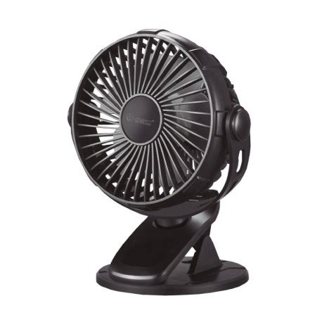 Mini Ventilador De Sobremesa Fune Tipo Clip Usb Negro Gsc