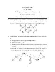 Ece Algo Spring Hw Pdf El Homework Due May Rd This