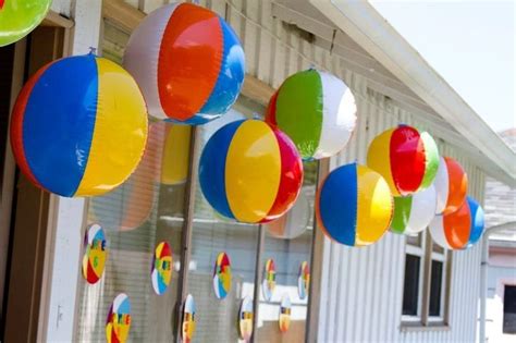 The Uses For Beach Balls In A Surf Themed Party Are Endless Here