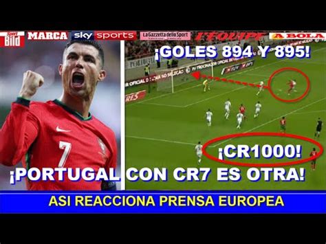 ASI REACCIONA PRENSA EUROPEA A DOBLETE De GOLES De CRISTIANO RONALDO