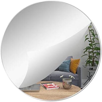 Yxyaolee Pack Acrylique Miroir Rond Non Verre Miroir Rond Plaque