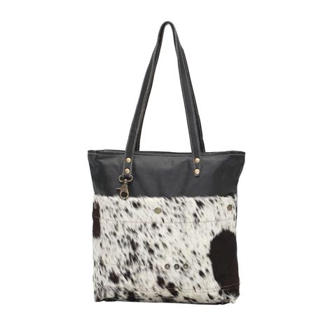 Myra Bag Cowhide Purse Cowhide Leather Tote Cowhide Leather Purse