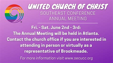 June 2nd 3rd Sec Ucc Annual Meeting