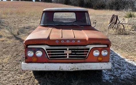 Worth 2600 1964 Dodge D100 Sweptline Barn Finds