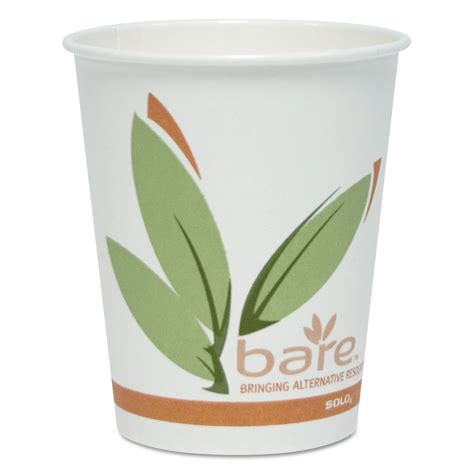 SOLO Cup Company Bare By Solo Eco Forward Recycled Content PCF Hot Cups Paper 10 Oz 300