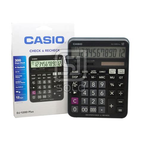 Jual Kalkulator Casio DJ 120D Plus Desktop Calculator Indonesia Shopee