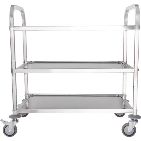 Uc Stainless Steel Shelf Utility Cart X