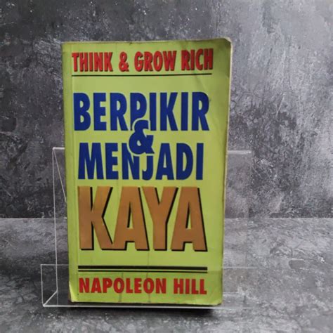 Jual Buku Novel Berpikir Dan Menjadi Kaya Napoleon Hill Binarupa