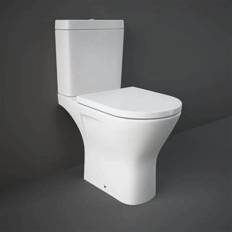 Rak Resort Maxi Open Back Close Coupled Rimless Toilet Rstpak Mx