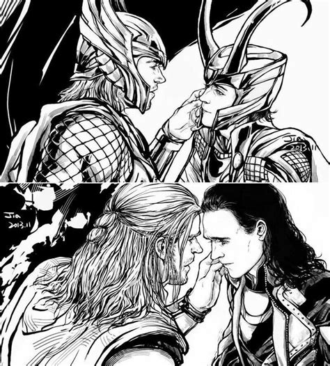 Pin De Fuyo En Thorki Thorki Loki Thor Loki Fan Art