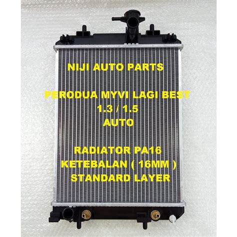 Radiator Perodua Myvi Lagi Best 1AUTO Radiator Tangki Air PA16 Myvi