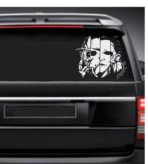 Myers Kruger Jason Leatherface Decal Myer Kruger Jason Etsy