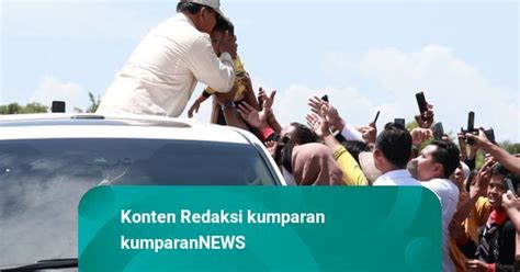 Prabowo Sowan Ke Sby Disambut Ratusan Warga Pacitan Kumparan