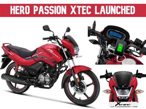 Hero Passion Xtec Launched In Two Variants Price Starts At Rs